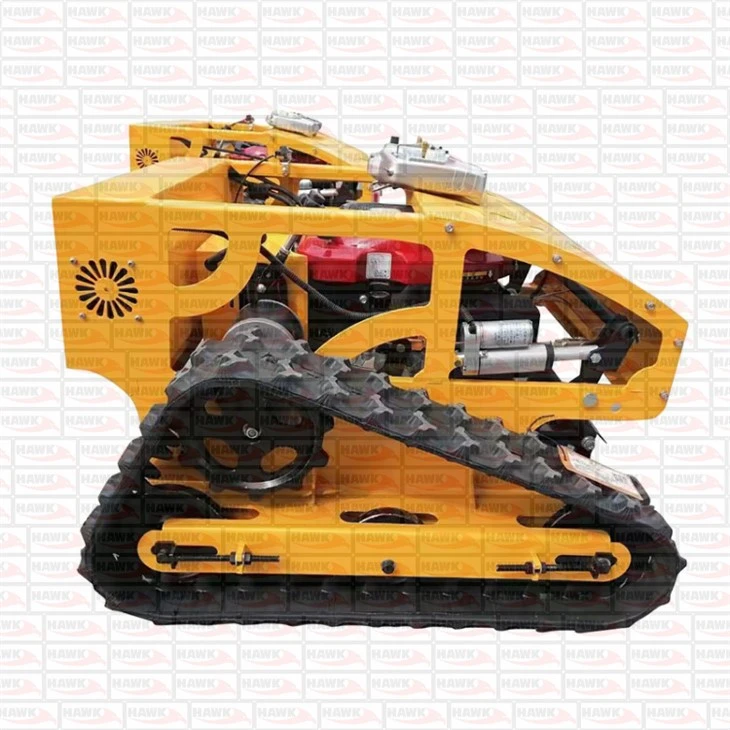 Auto Crawler Walking Remote Control Robot Lawn Mower