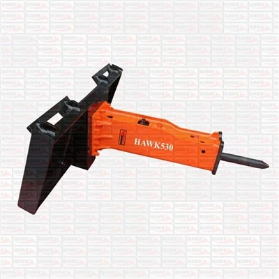 Hydraulic Rock Hammer með renna stýri